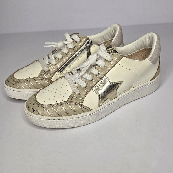 Vintage Havana Shoes - Vintage Havana Denisse Crocodile Embossed Trim Sneakers Women's Size 5